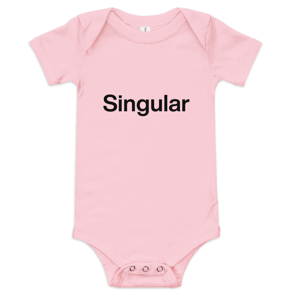 Jolly & Goode Baby One-Pieces Pink / 3-6m Singular Onesie Cheeky British Style