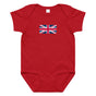 Jolly & Goode Baby One-Pieces Red / 6M Union Jack Baby Bodysuit Onesie | 100% combed cotton jersey Cheeky British Style