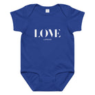 Jolly & Goode Baby One-Pieces Royal / 6M Love London Baby Jersey Bodysuit Cheeky British Style
