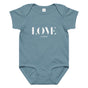 Jolly & Goode Baby One-Pieces Vintage Indigo / 6M Love London Baby Jersey Bodysuit Cheeky British Style