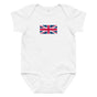 Jolly & Goode Baby One-Pieces White / 6M Union Jack Baby Bodysuit Onesie | 100% combed cotton jersey Cheeky British Style