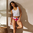 Jolly & Goode Bikini Bottoms Cheeky Union Jack Bikini Bottom | Red Back | Union Jack Front Cheeky British Style