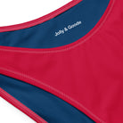 Jolly & Goode Bikini Bottoms Union Jack V-cut Bikini Bottom in Red Cheeky British Style