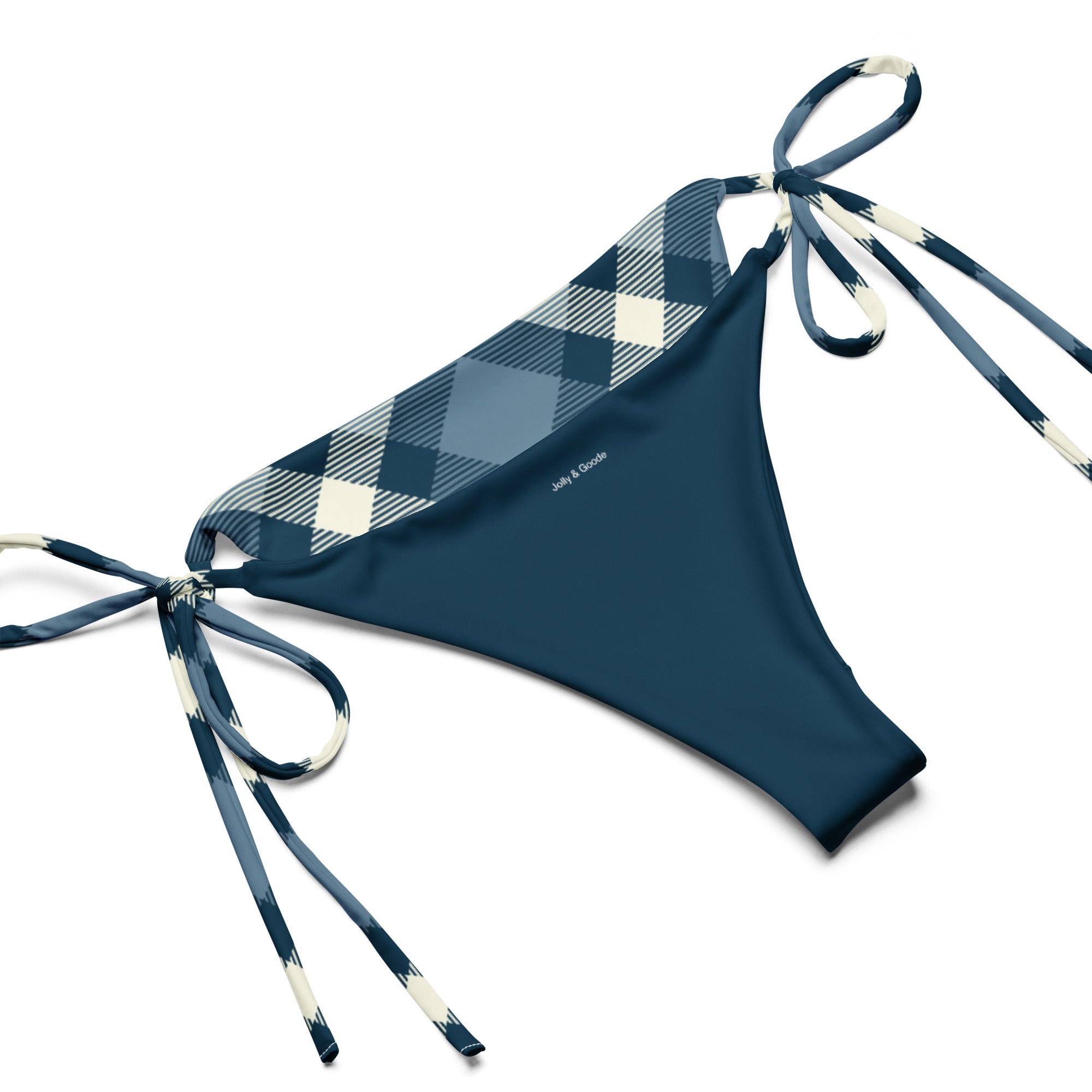 Jolly & Goode Bikini Cheeky Check String Bikini Set Cheeky British Style