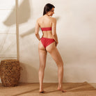 Jolly & Goode Bikini Flag of England Bandeau Bikini Set | St George's Cross Cheeky British Style