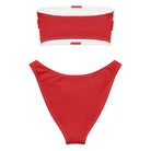 Jolly & Goode Bikini Flag of England Bandeau Bikini Set | St George's Cross Cheeky British Style