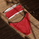 Jolly & Goode Bikini Flag of England Bandeau Bikini Set | St George's Cross Cheeky British Style