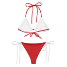 Jolly & Goode Bikini Flag of England String Bikini Set | St George's Cross Cheeky British Style