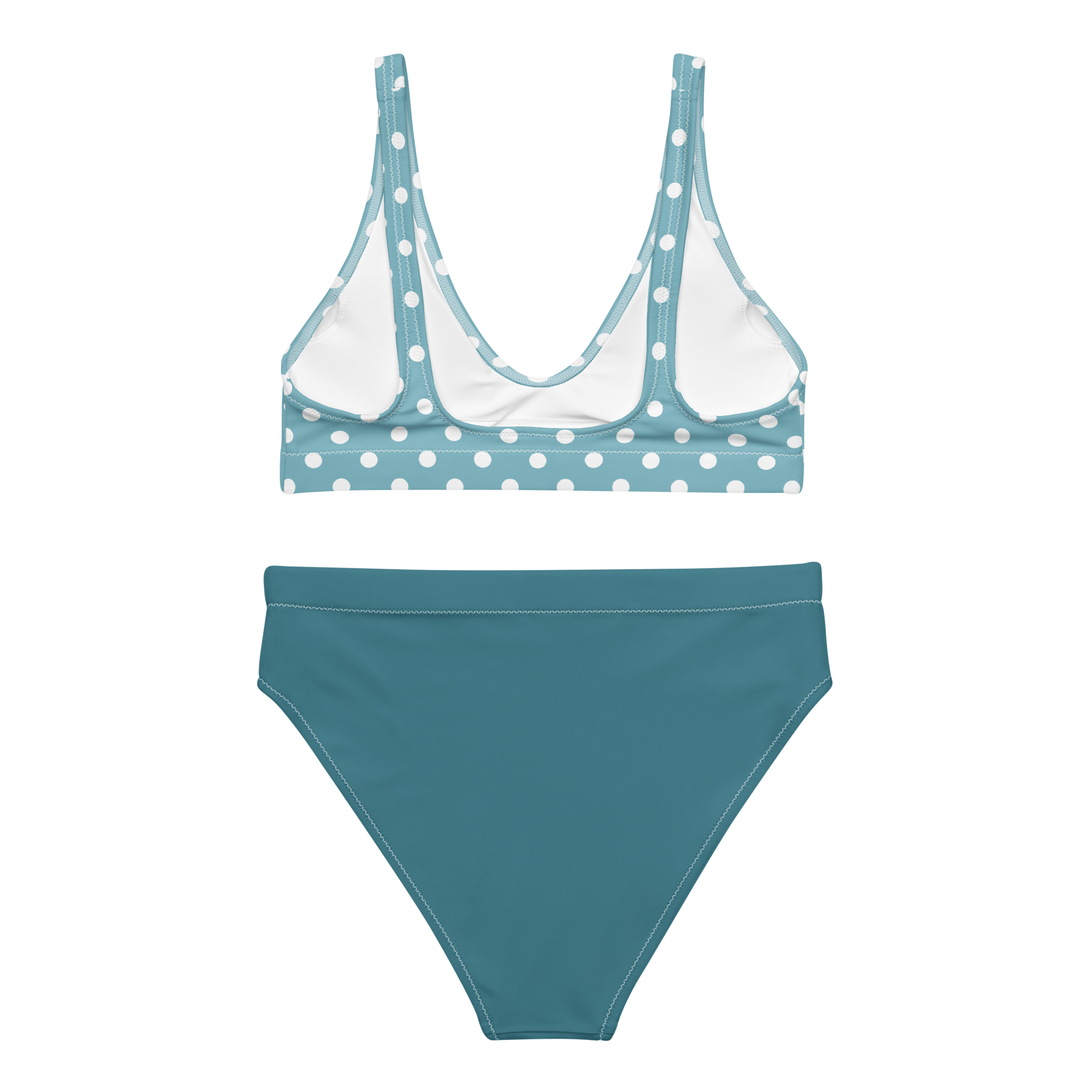 Jolly & Goode Bikini Light Blue Polkadot Bikini Cheeky British Style