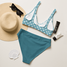 Jolly & Goode Bikini Light Blue Polkadot Bikini Cheeky British Style