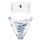 Jolly & Goode Bikini Meridian 0° 0' 0" Strapless Bandeau Bikini Set Cheeky British Style