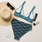 Jolly & Goode Bikini Steady On Bikini Set | Two Tone Blue | Cheeky Style Cheeky British Style