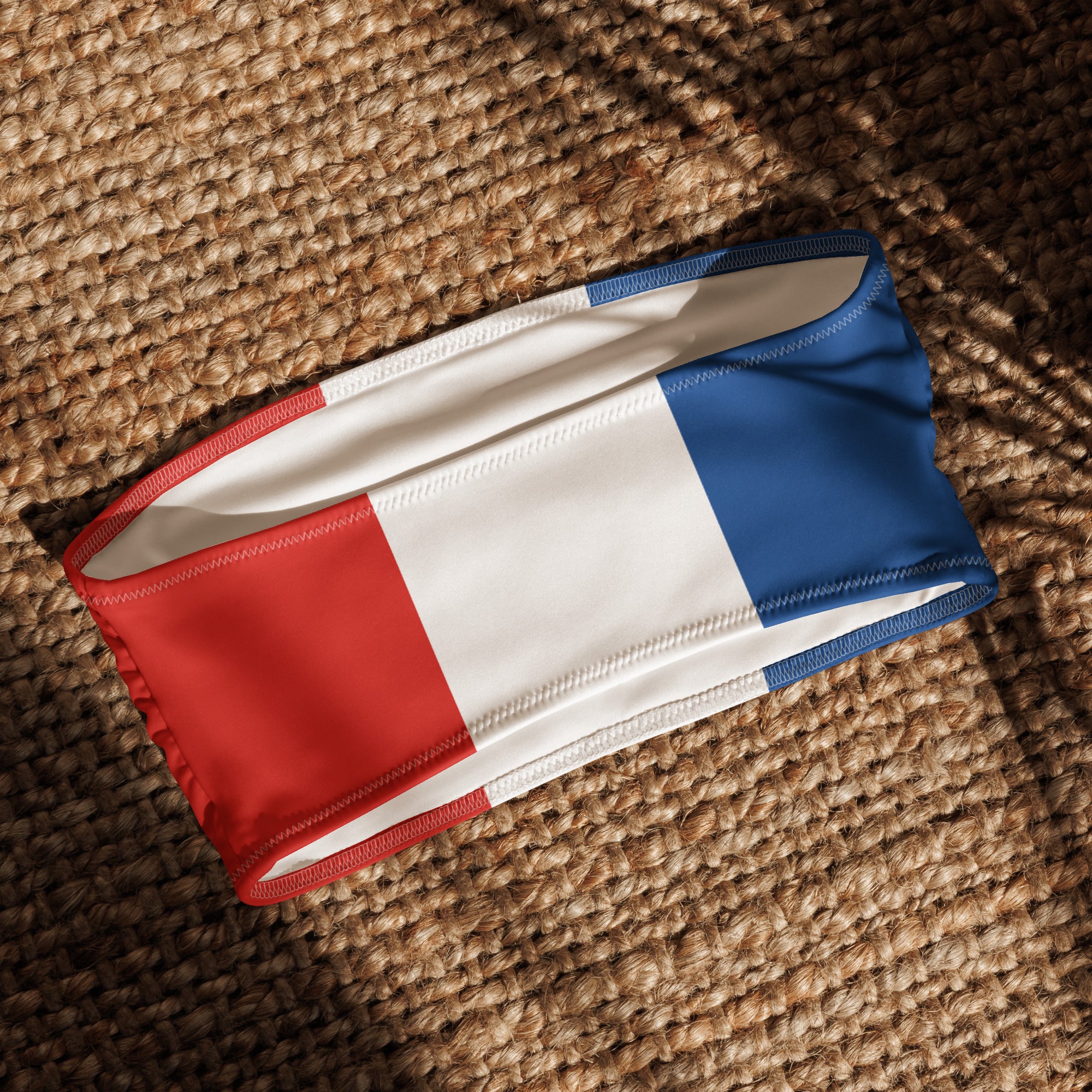 Jolly & Goode Bikini Top Flag of France Bandeau Bikini Top | French Flag Bikini Cheeky British Style