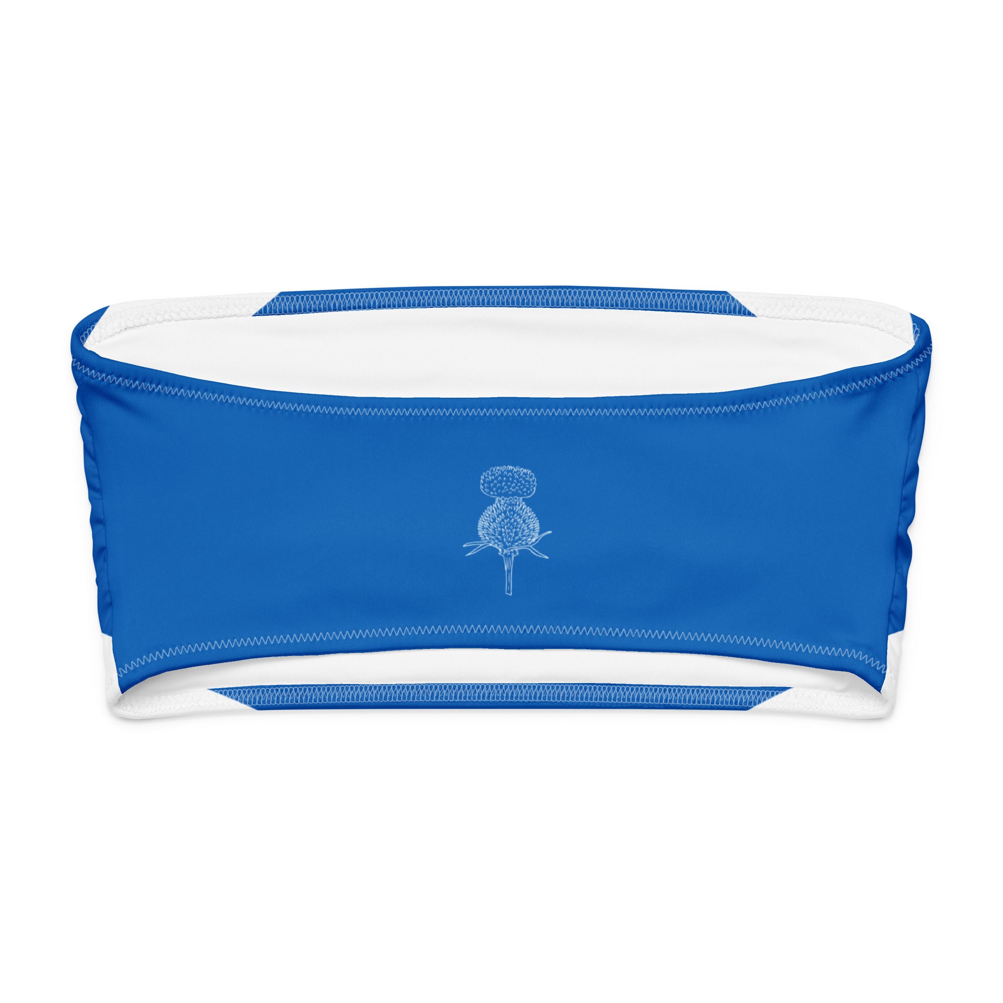 Jolly & Goode Bikini Top Flag of Scotland Bandeau Bikini Top Cheeky British Style