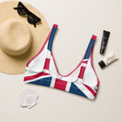 Jolly & Goode Bikini Top Union Jack Back Bikini Top | Union Jack on the Back | Removable Padding Cheeky British Style