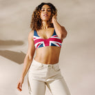 Jolly & Goode Bikini Top XS Union Jack Bikini Top | Removable Padding Cheeky British Style