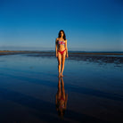 Jolly & Goode Bikini Union Jack Bandeau Bikini with Red V-Cut Bikini Bottom Cheeky British Style
