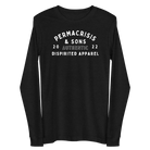 Jolly & Goode Black Heather / XS Permacrisis & Sons Long-Sleeve Shirt Cheeky British Style