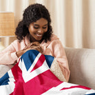 Jolly & Goode Blanket Union Jack Sherpa Blanket Cheeky British Style