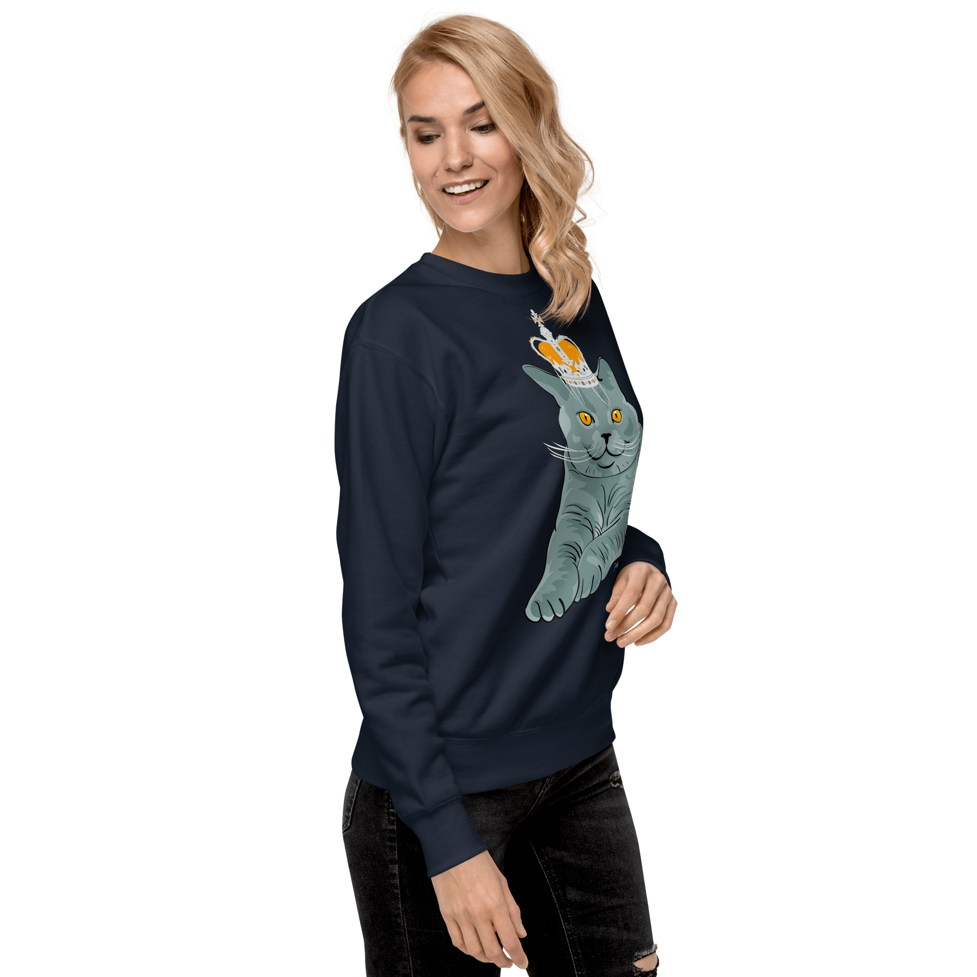 Jolly & Goode British Blue Premium Sweatshirt Cheeky British Style