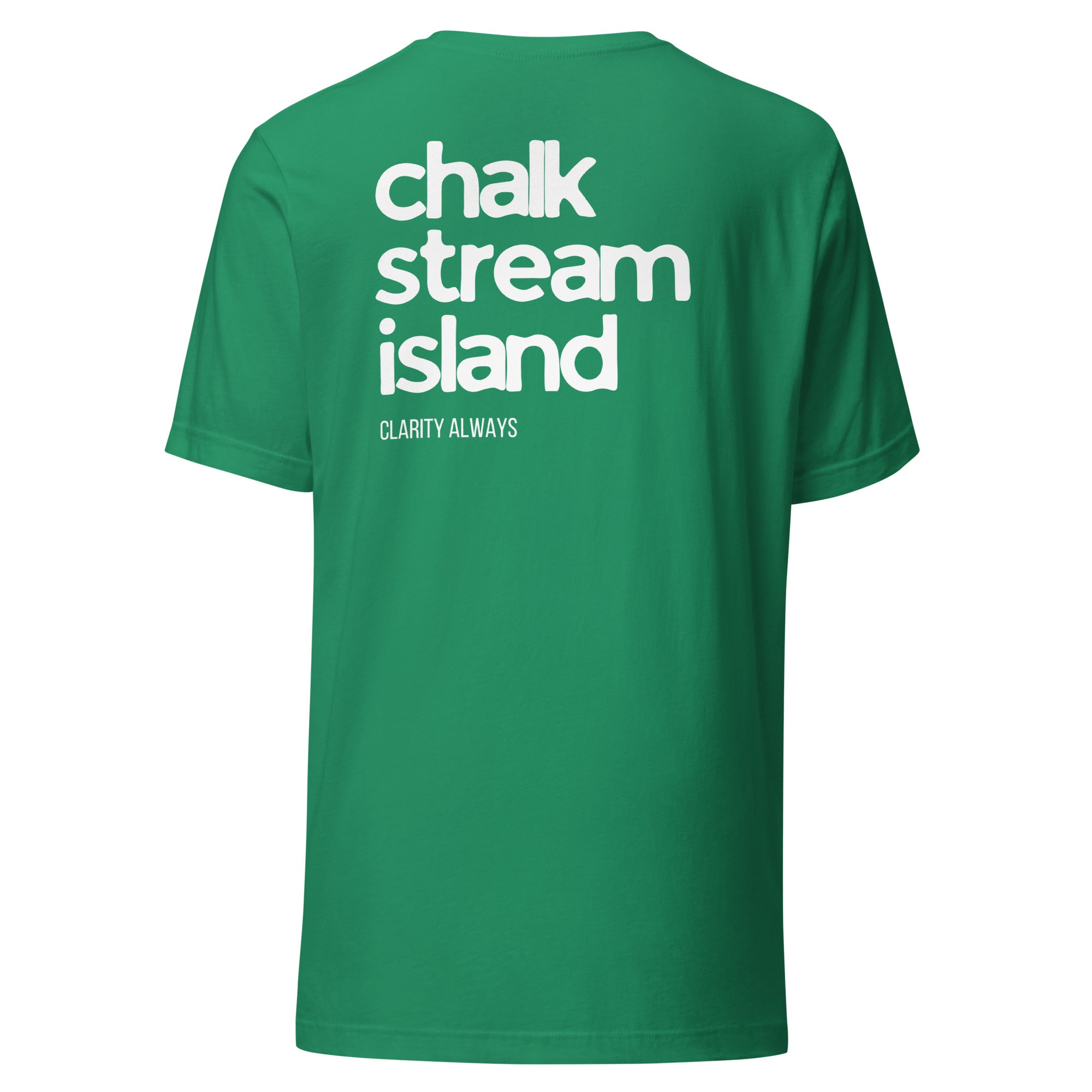 Jolly & Goode Chalk Stream Island, Clarity Always Tee Cheeky British Style