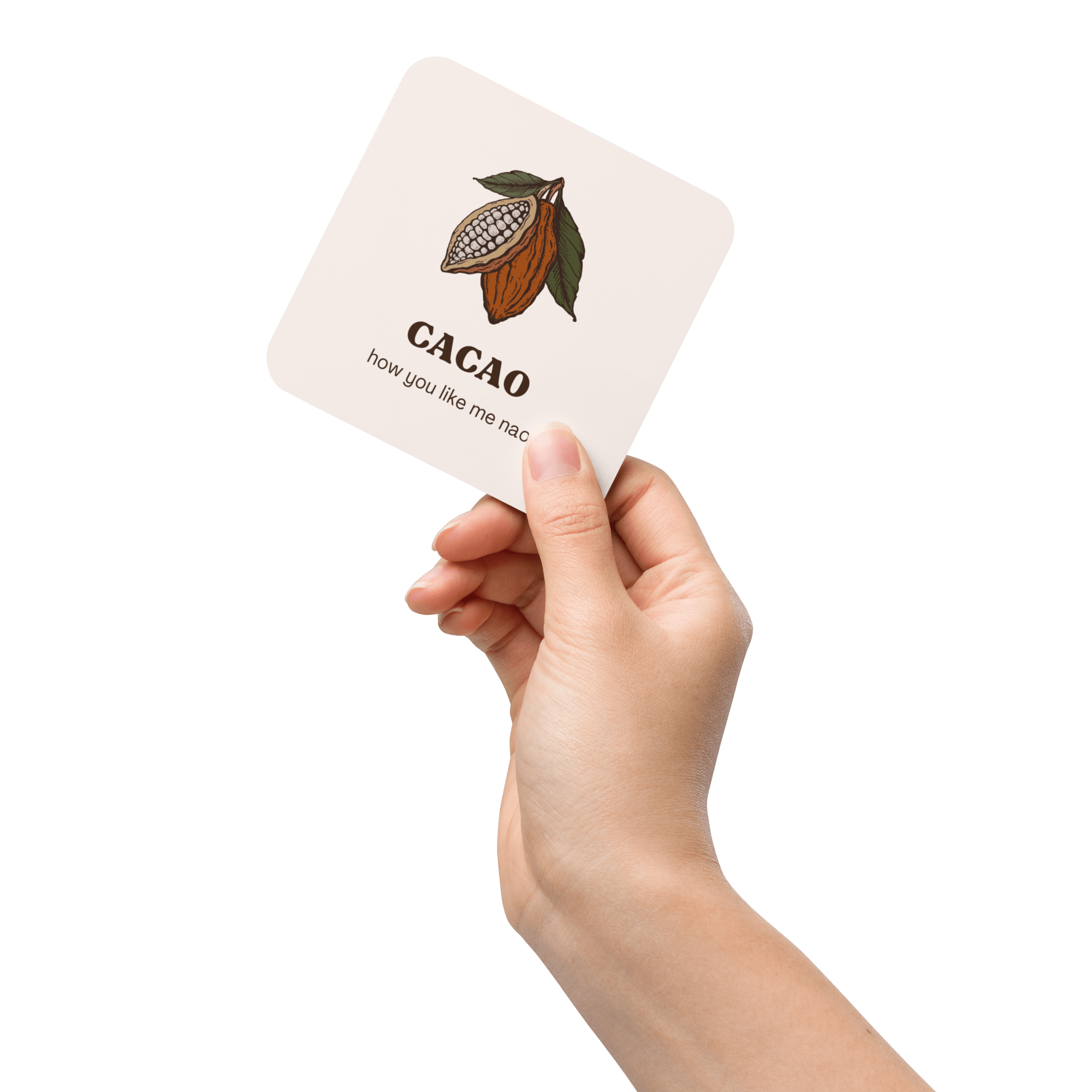 Jolly & Goode Coaster Cacao How You Like Me Nao Coaster Cheeky British Style