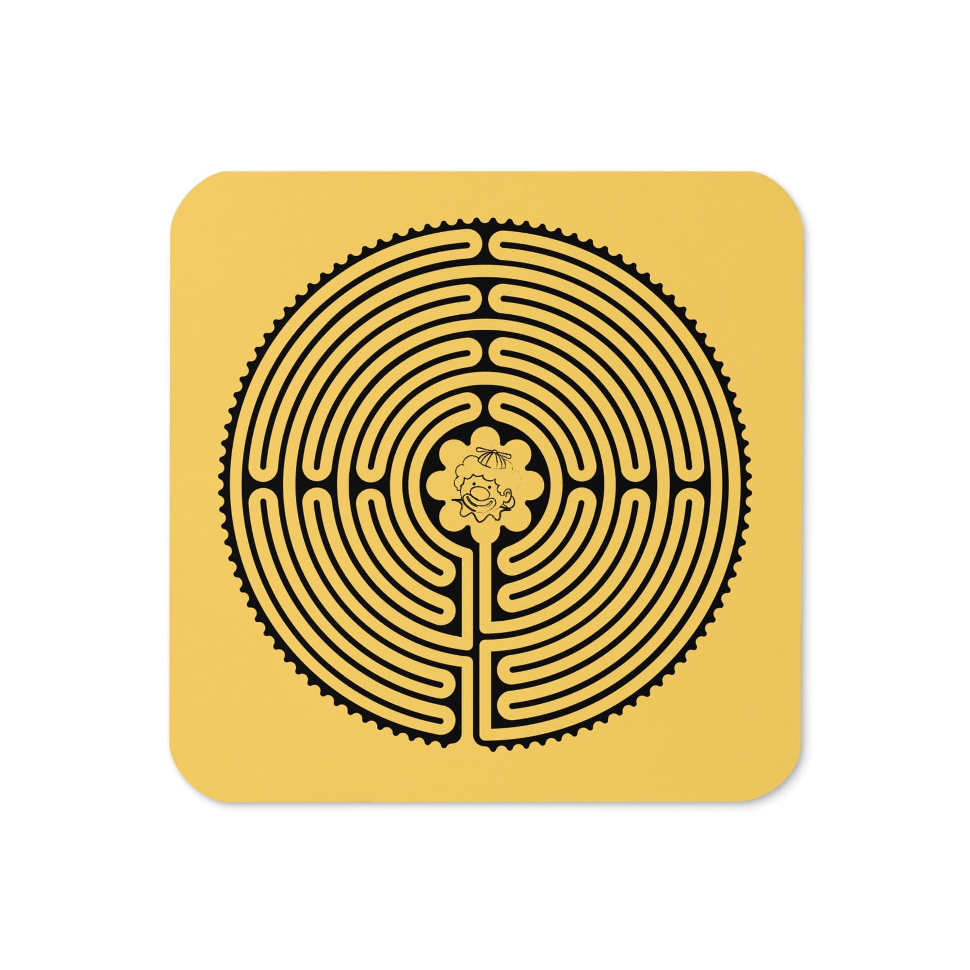 Jolly & Goode Coaster Clown Labyrinth Coaster Cheeky British Style