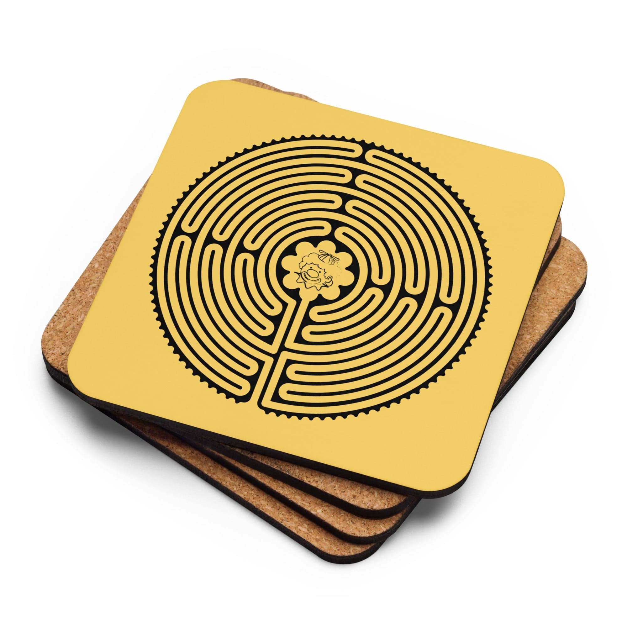 Jolly & Goode Coaster Clown Labyrinth Coaster Cheeky British Style