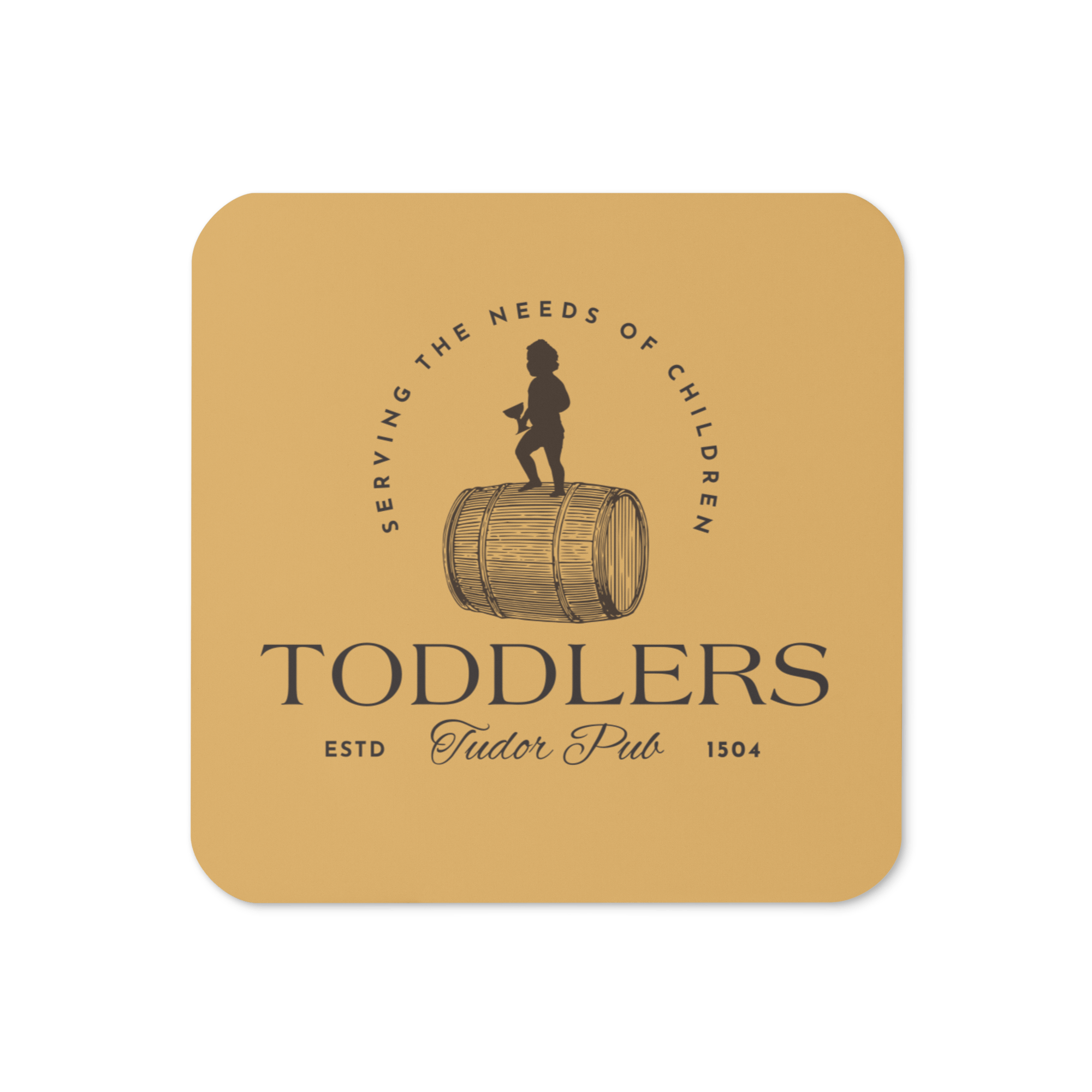 Jolly & Goode Coaster Toddlers Tudor Pub Coaster Cheeky British Style