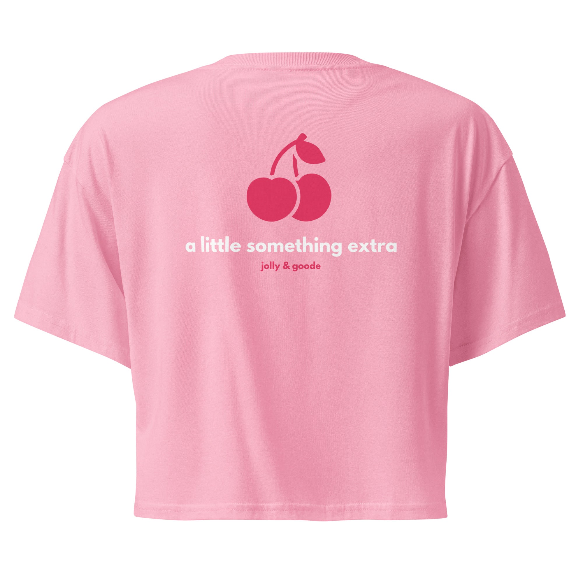 Jolly & Goode Crop Tops A Little Something Extra Cherries Crop Top Cheeky British Style