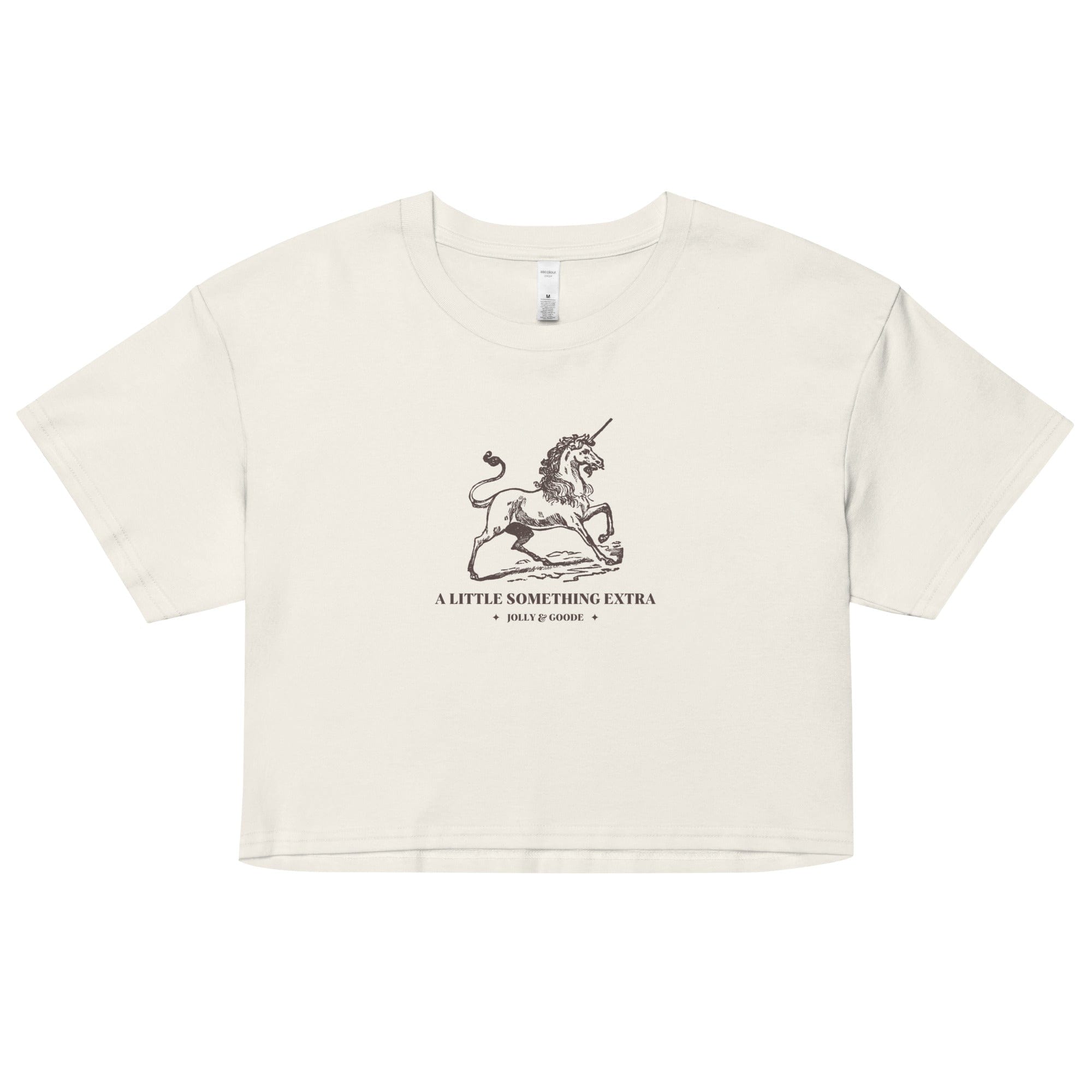 Jolly & Goode Crop Tops A Little Something Extra Unicorn Crop Top Cheeky British Style
