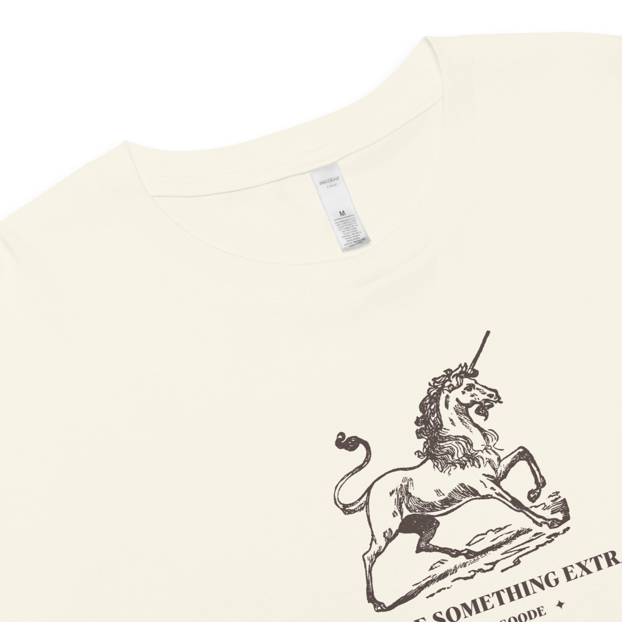 Jolly & Goode Crop Tops A Little Something Extra Unicorn Crop Top Cheeky British Style