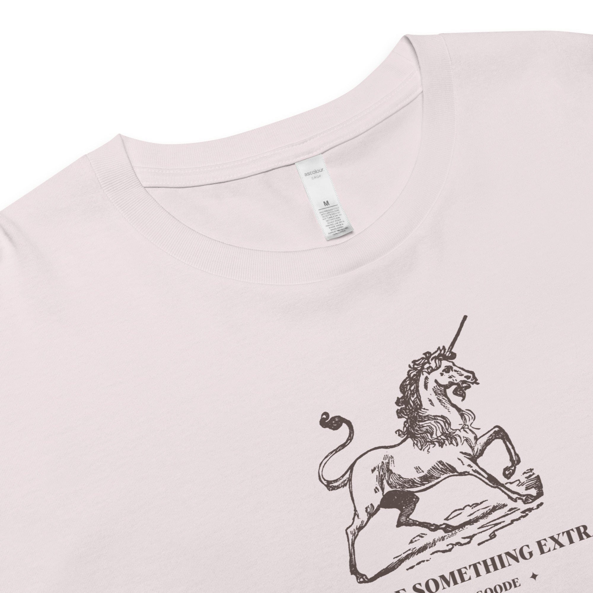 Jolly & Goode Crop Tops A Little Something Extra Unicorn Crop Top Cheeky British Style