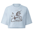 Jolly & Goode Crop Tops A Little Something Extra Unicorn Cropped Tee Cheeky British Style