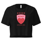 Jolly & Goode Crop Tops Black / XS Army of Love Special Ops Women’s Crop Top Cheeky British Style