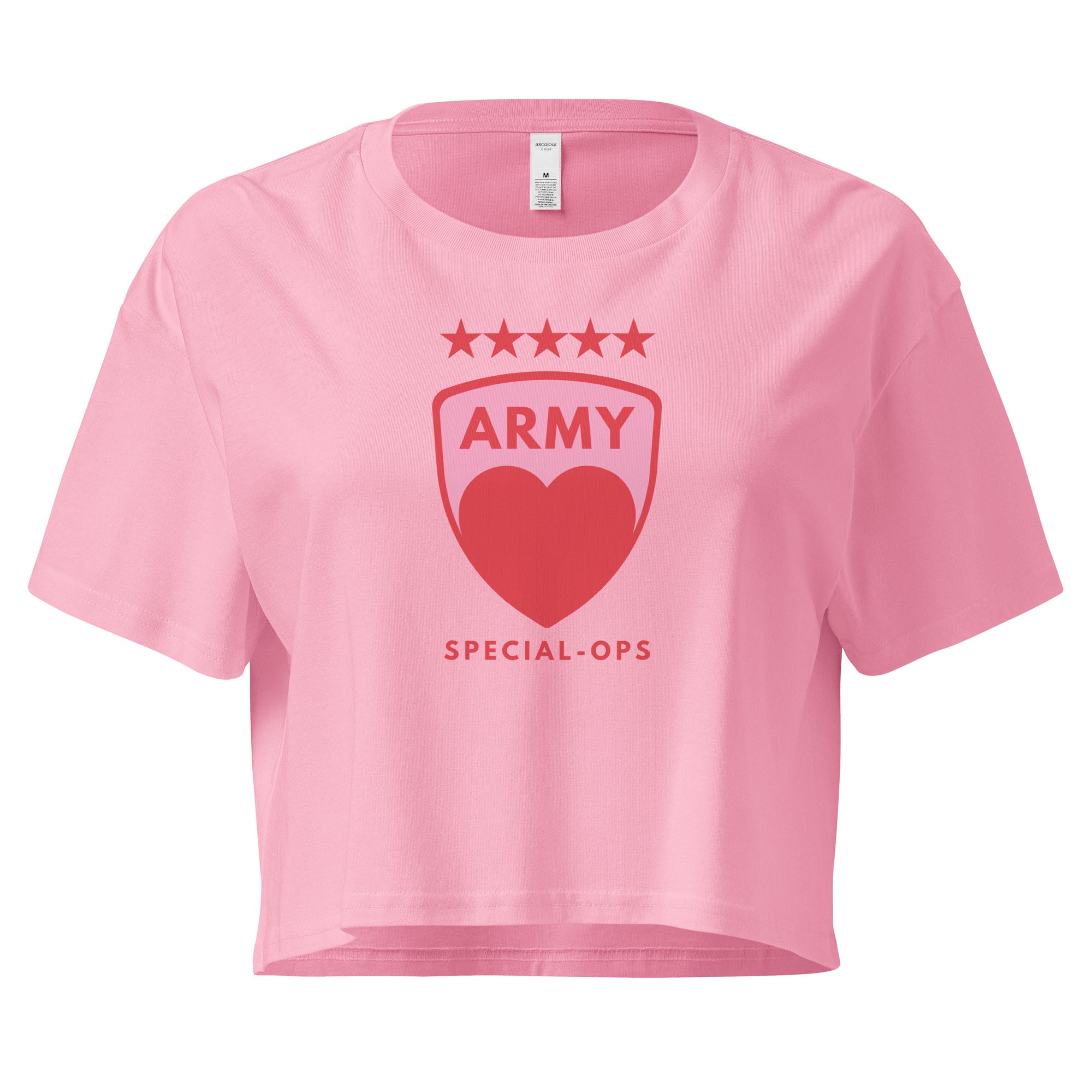 Jolly & Goode Crop Tops Bubblegum / XS Army of Love Special Ops Women’s Crop Top Cheeky British Style