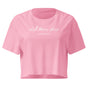 Jolly & Goode Crop Tops Bubblegum / XS Chalk Stream Island | Clarity Always | Cotton Crop Top Cheeky British Style