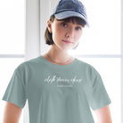 Jolly & Goode Crop Tops Chalk Stream Island | Clarity Always | Cotton Crop Top Cheeky British Style