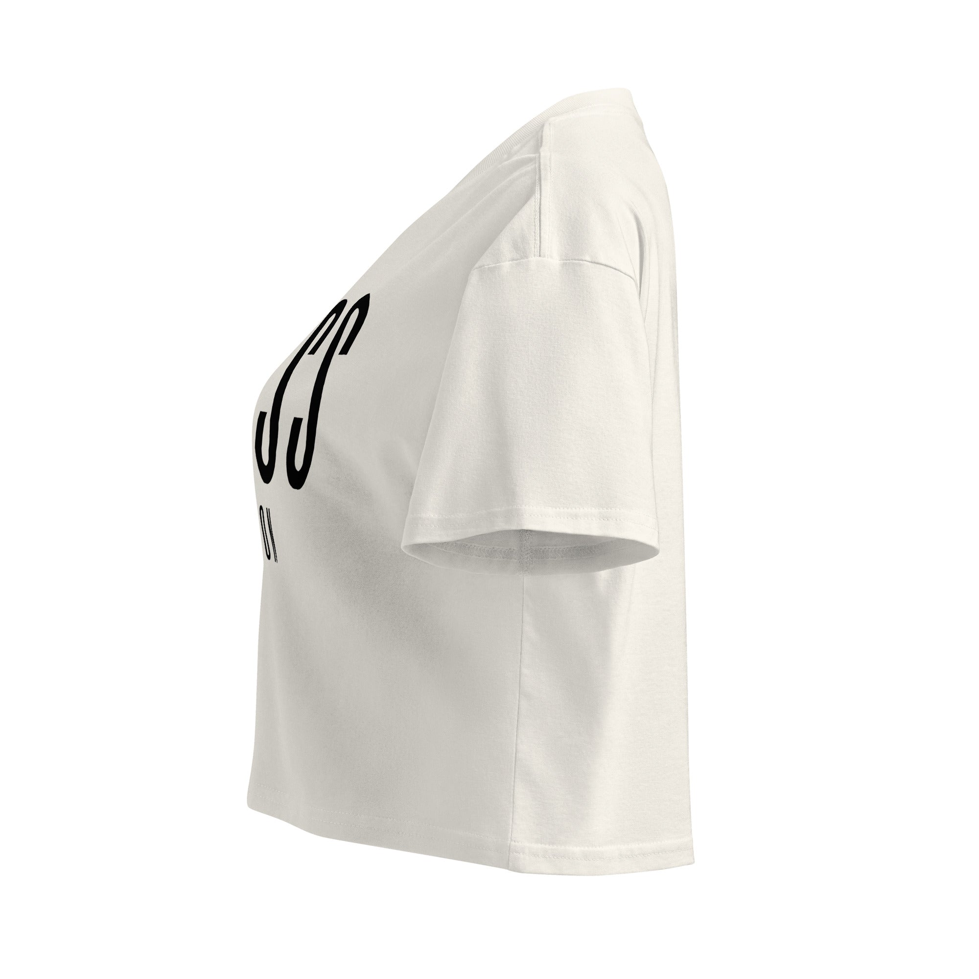 Jolly & Goode Crop Tops Class London Crop Top | Pink | Black-on-Black Cheeky British Style