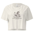 Jolly & Goode Crop Tops Ecru / XS A Little Something Extra Unicorn Crop Top Cheeky British Style