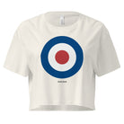 Jolly & Goode Crop Tops Ecru / XS Ocean Encircles Sun Emma Goode Signature Women’s Crop Top Cheeky British Style