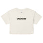 Jolly & Goode Crop Tops Ecru / XS Unlocked Crop Top Cheeky British Style