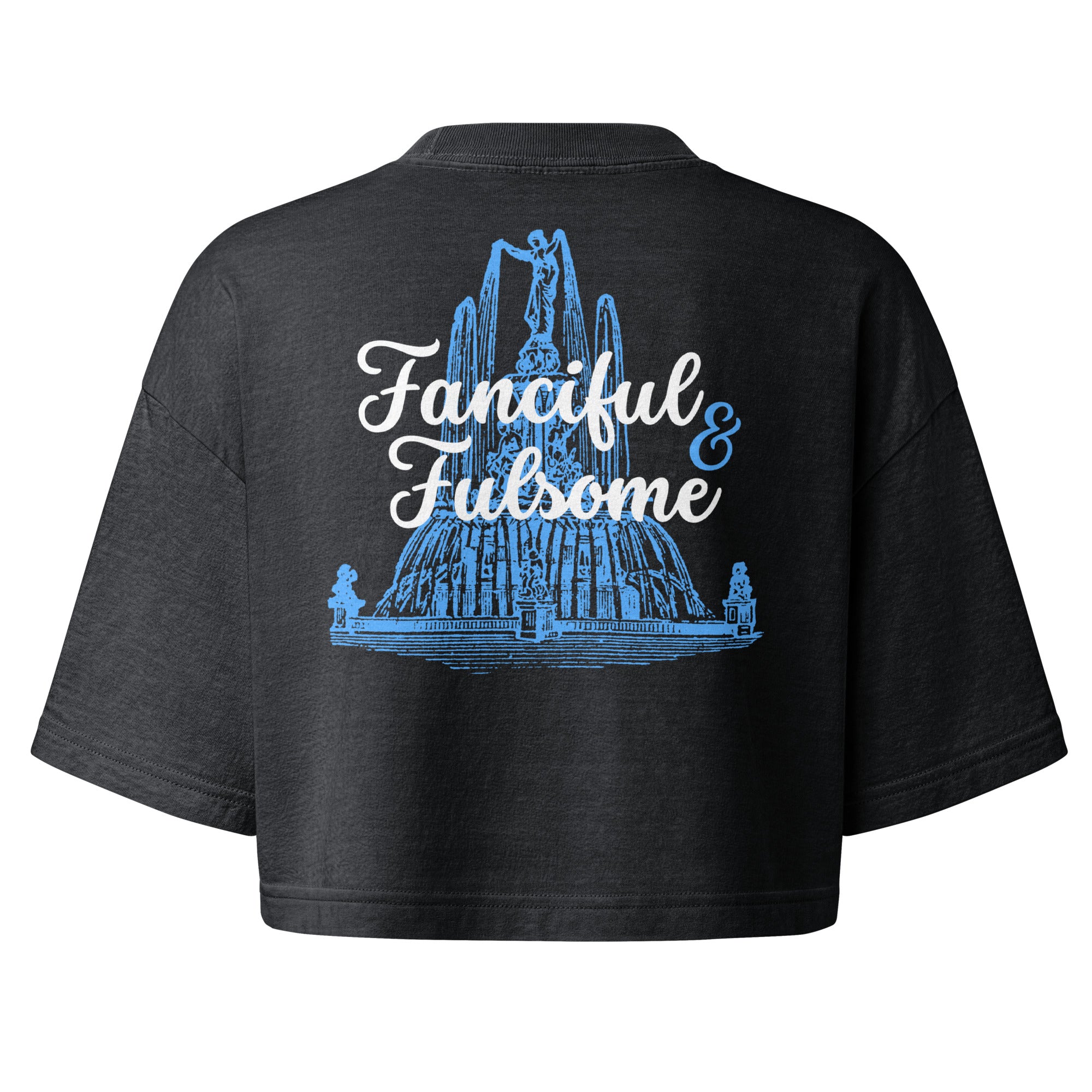 Jolly & Goode Crop Tops Fanciful & Fulsome Boxy Cropped Tee Cheeky British Style