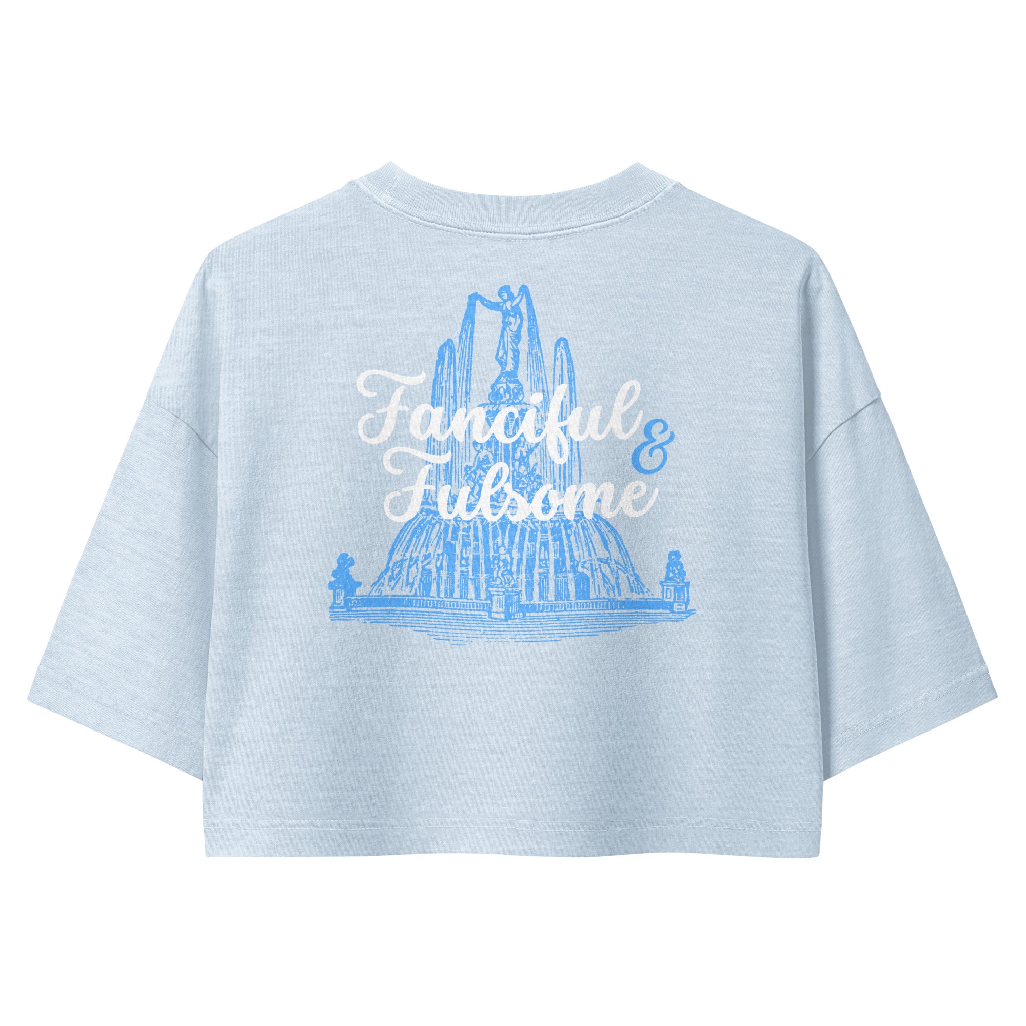 Jolly & Goode Crop Tops Fanciful & Fulsome Boxy Cropped Tee Cheeky British Style