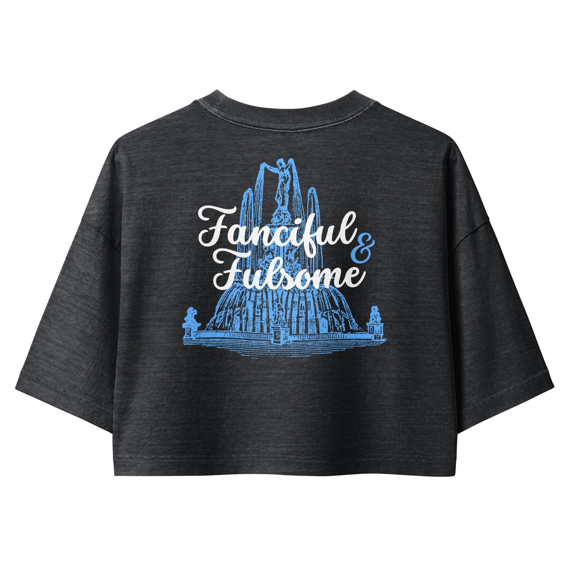 Jolly & Goode Crop Tops Fanciful & Fulsome Boxy Cropped Tee Cheeky British Style