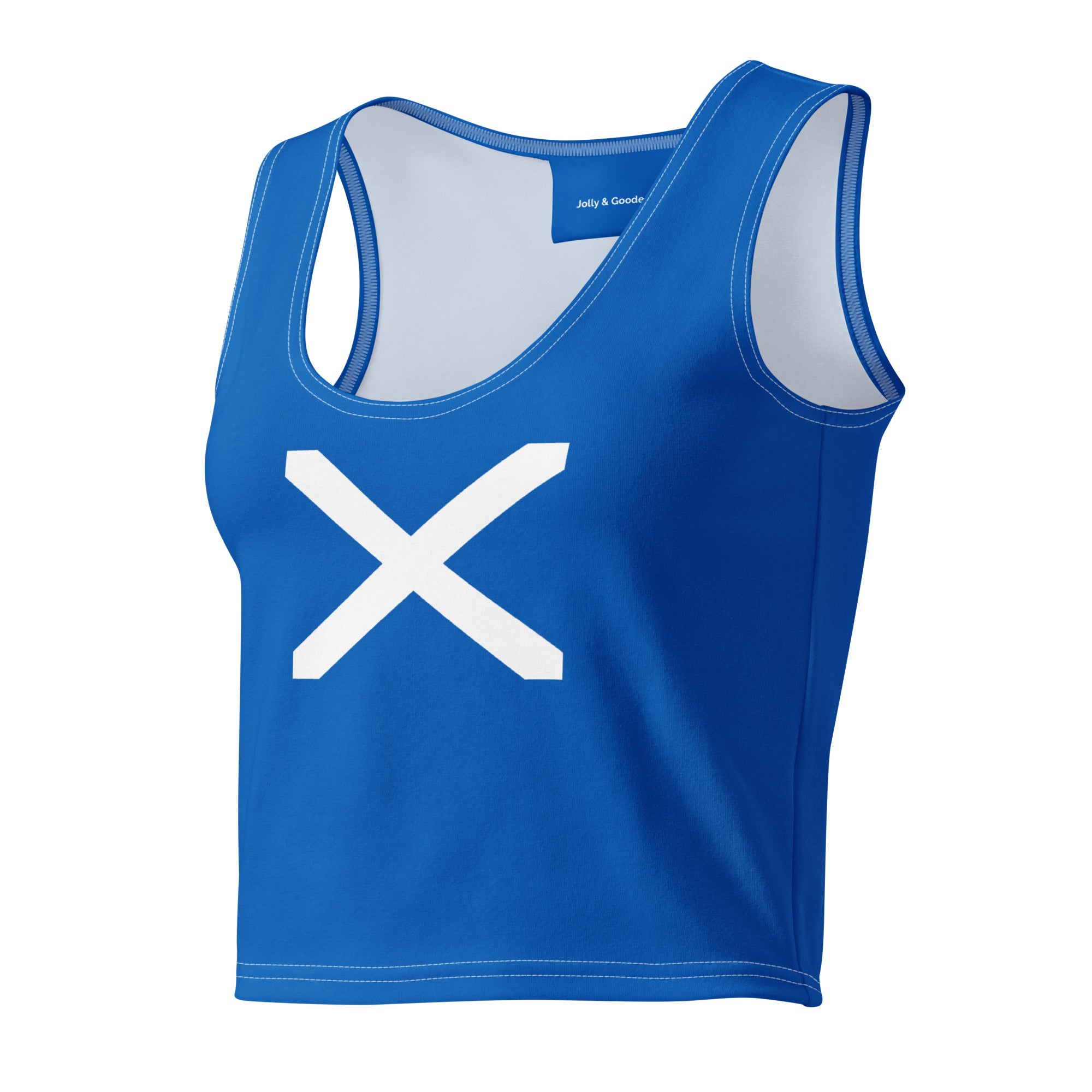 Jolly & Goode Crop Tops Flag of Scotland Crop Top Cheeky British Style