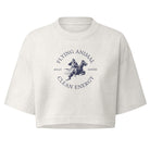 Jolly & Goode Crop Tops Flying Animal Clean Energy Crop Top | Boxy Fit Cheeky British Style