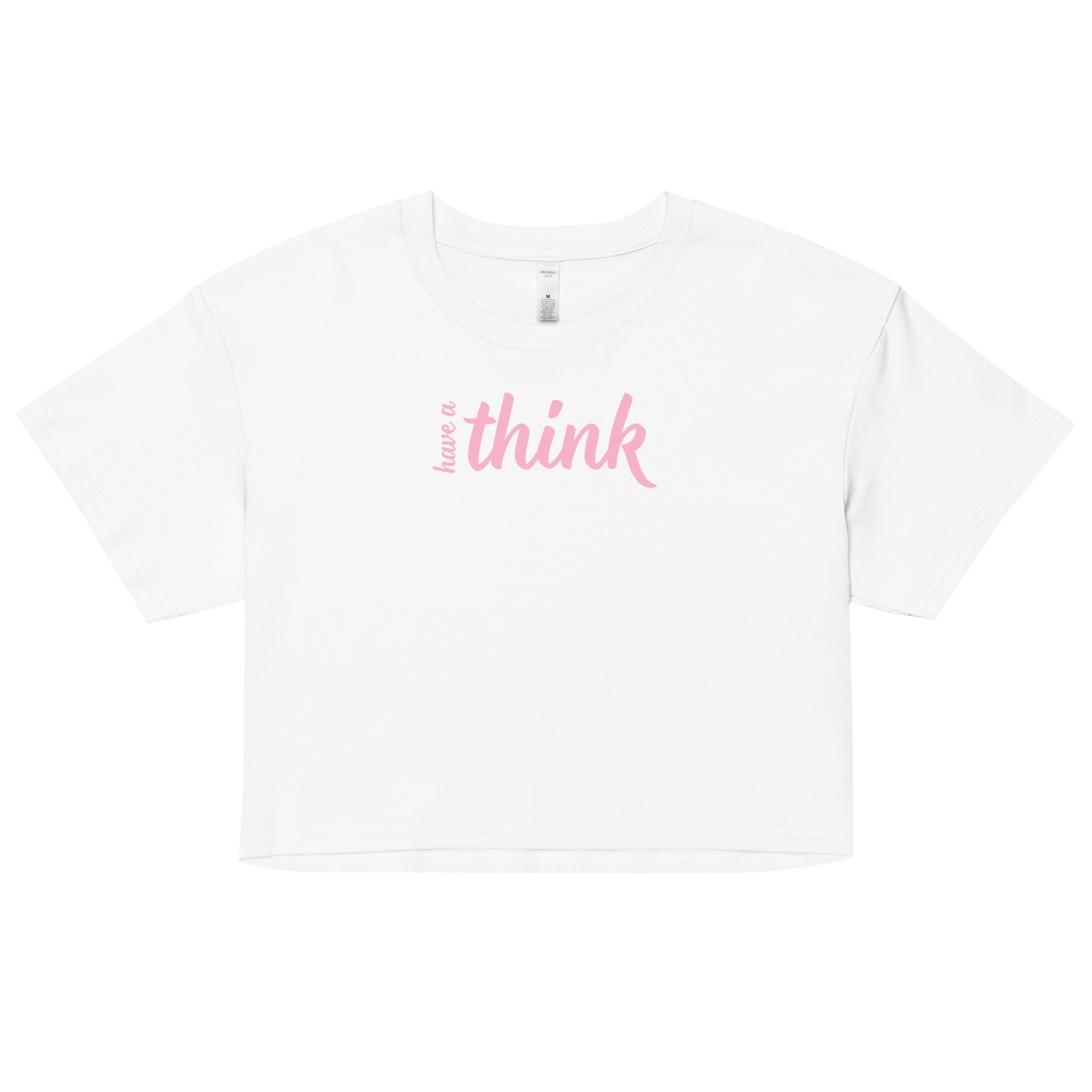 Jolly & Goode Crop Tops Have a Think Crop Top Cheeky British Style
