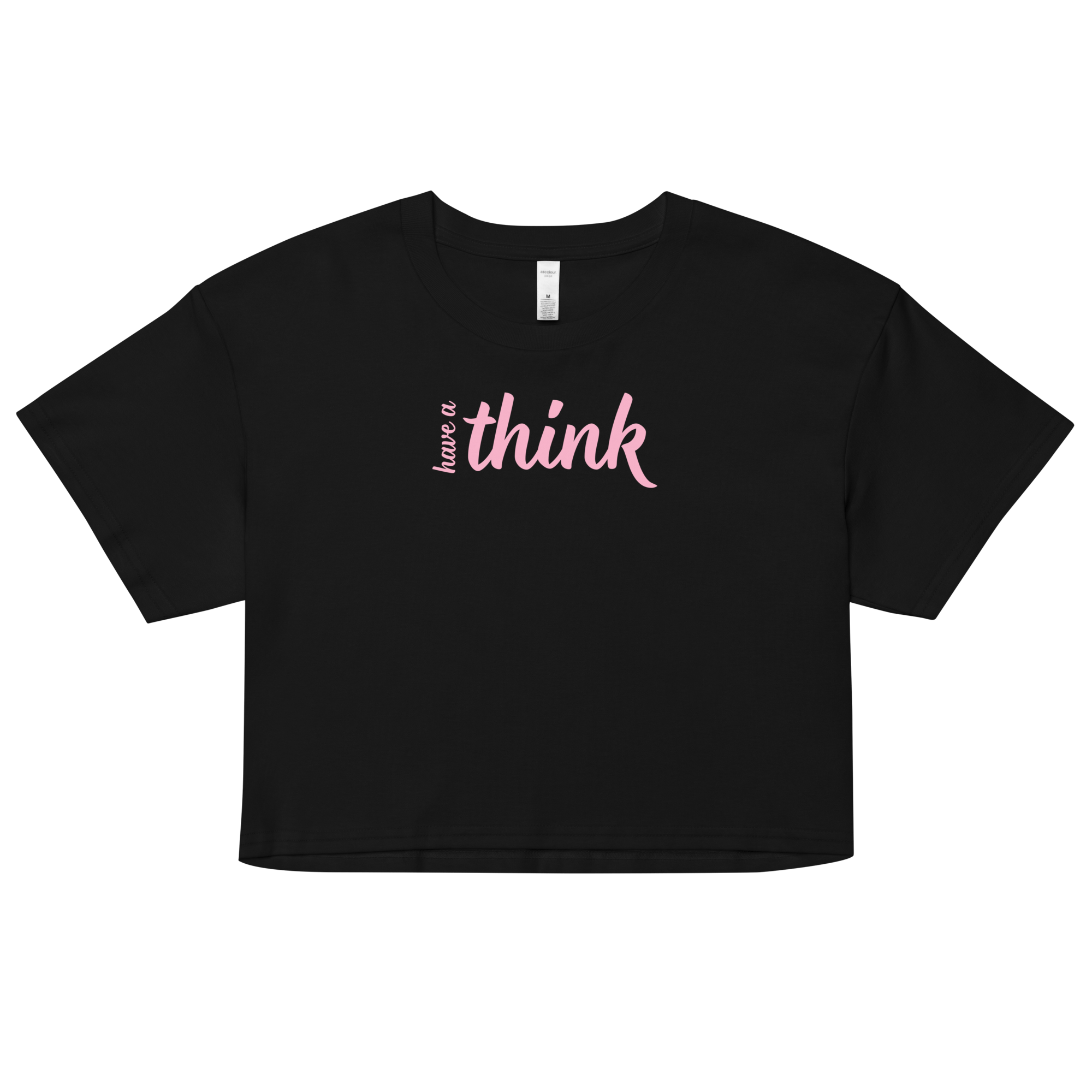 Jolly & Goode Crop Tops Have a Think Crop Top Cheeky British Style