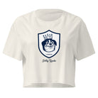 Jolly & Goode Crop Tops Jolly Goode London Crowned Dog Shield Crop Top Cheeky British Style